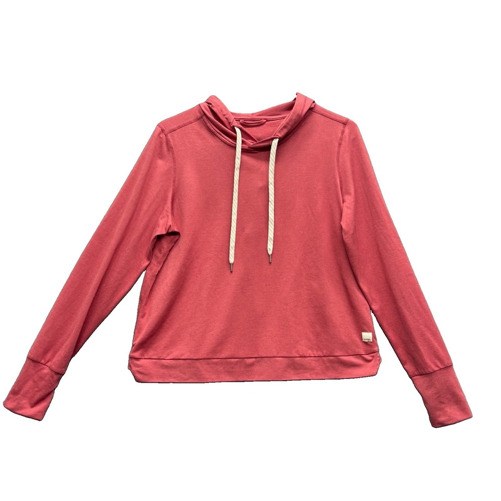 Vuori Halo Essential Hoodie Womens Medium Sierra Heather DreamKnit VW226